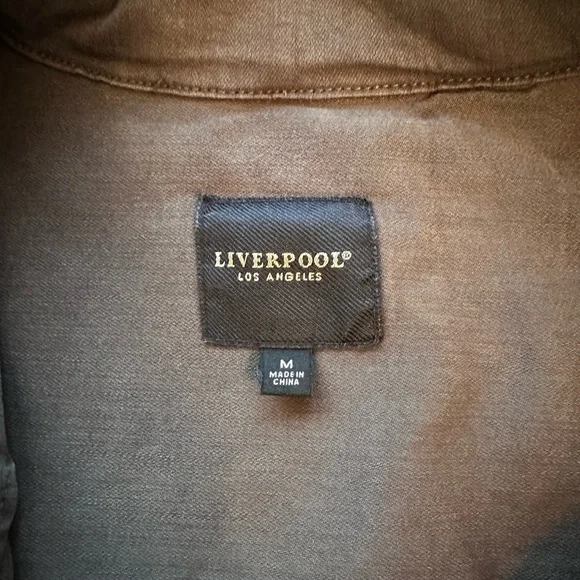 Liverpool Los Angeles Army Green Jacket size Medium - Picture 6 of 9